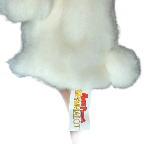 Monty Python Spamalot White Rabbit Puppet Pointy Teeth Plush Killer Bunny - Picture 3 of 3